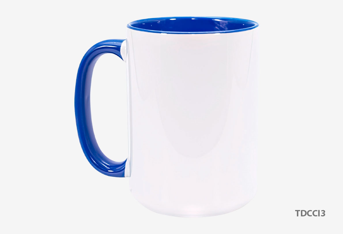 Taza Interior y Asa de Color 15 oz